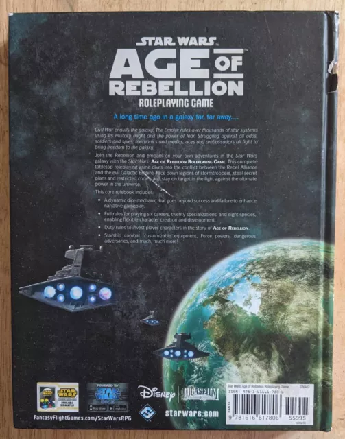 Star Wars Age of Rebellion Role Playing Game Core Rules 2