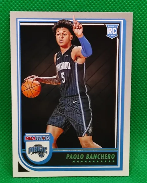 Carta Basket Nba Hoops Panini Paolo Banchero Rookie Card 2022 Orlando Magic Mint