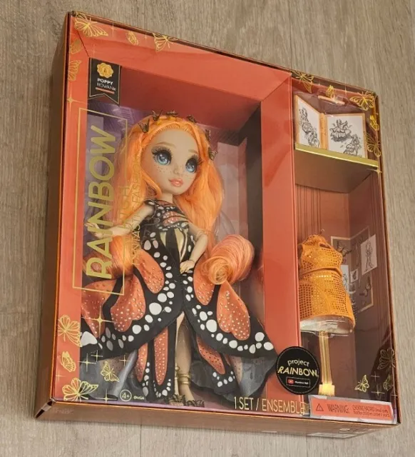 Rainbow High Fantastic Fashion Poppy Rowan - Orange 11” Fashion Doll
