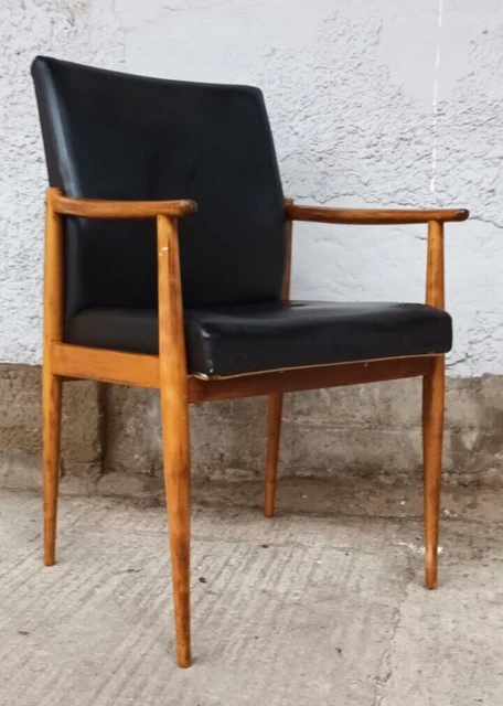60er Sessel Vintage Armlehner 60s Lehnstuhl Schreibtisch Stuhl Danish Modern