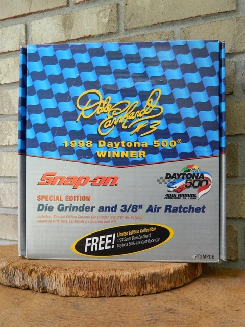 Snap-On Dale Earnhardt #3 Die Grinder, Air Ratchet, Diecast Set #PT2MPDE (AS-IS) 11