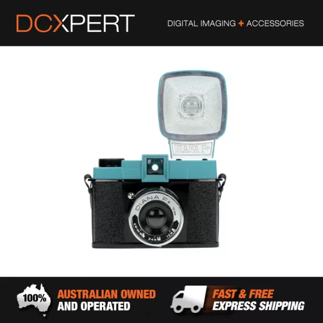 Lomography Diana F+ Medium Format Camera (Teal + Black) (Hp700)