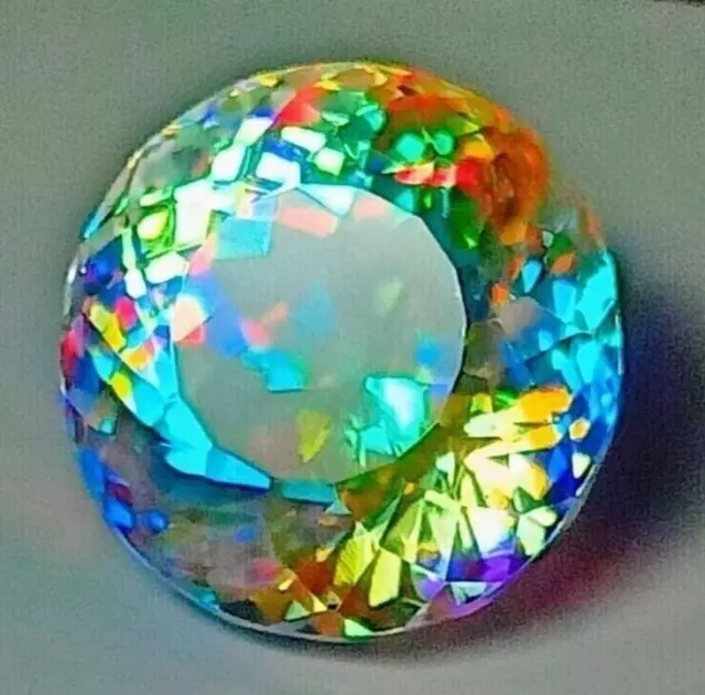 Rainbow Mystic Topaz 64.65 CT+ Round Cut AAA Loose Gemstone 4 Ring & Pendant