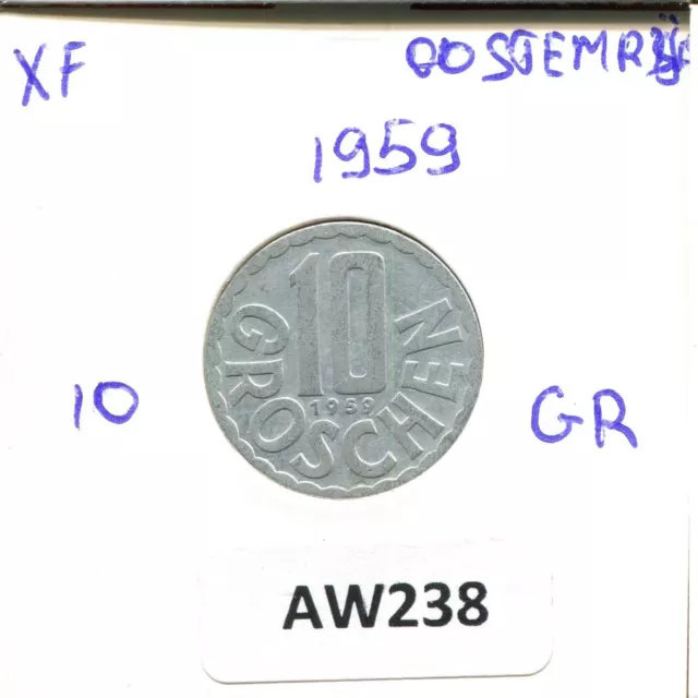 10 GROSCHEN 1959 AUSTRIA Coin #AW238C