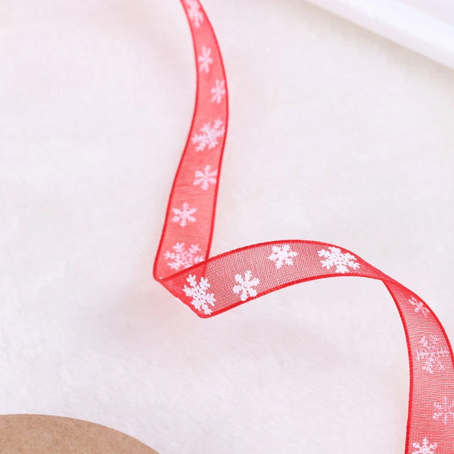 grosgrain ribbon 2x Weihnachten Baum Bögen Bowknot Machen Band Diy Verpackung Ha 3