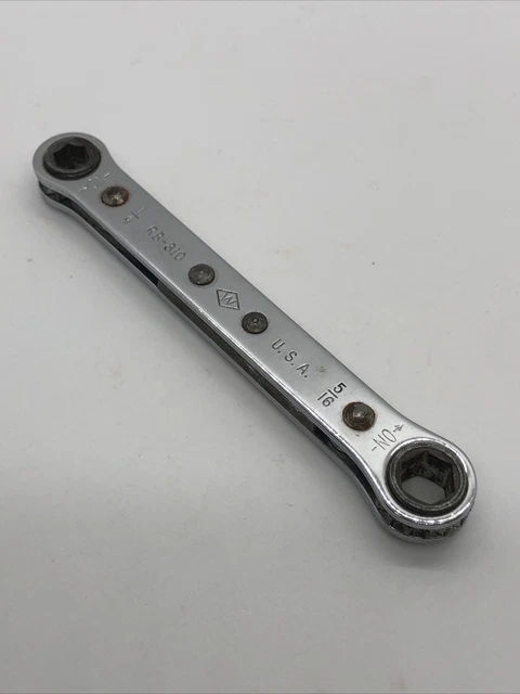 Vintage Williams RB – 810 Ratcheting Box Wrench 6 Point￼ 1/4-5/16 Pat# 2,500,835