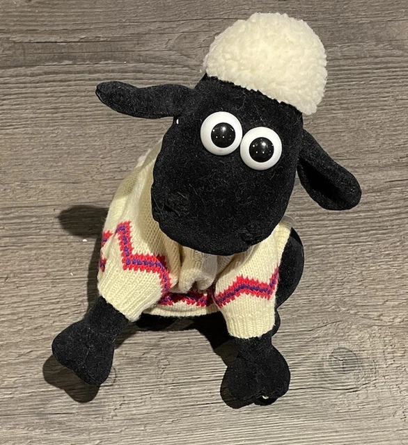 Peluche Shaun The Sheep De 8 Pulgadas – Figura De La Oveja Más Famosa, Peluche Oficial De Alta Calidad, Desde El Nacimiento