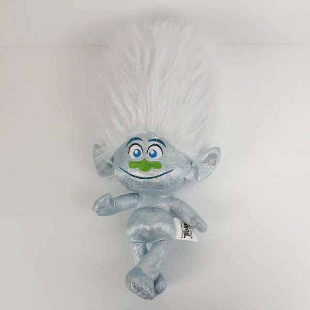 DREAMWORKS TROLLS GUY Diamond Blue Sparkly Plush Soft Toy Doll