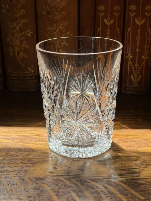 IRVING GLASS ? Pairpoint? Canastota? 4 Tumblers Plus Cruet ABP Antique Cut  Glass $35.00 - PicClick