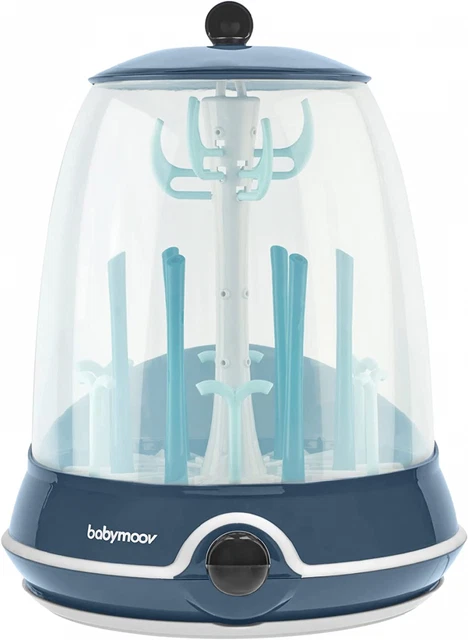 Babymoov Turbo Steam Plus Stérilisateur Biberons Vapeur Electrique 2 en Bleu