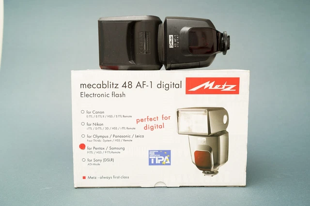 Metz Mecablitz 48 AF-1 TTL HSS Flash Speedlite For Pentax 2