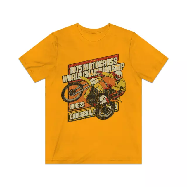 MOTOCROSS WORLD CHAMPIONSHIPS 1975 Vintage Men's T-Shirt $29.95 - PicClick