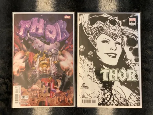 Thor 21 Cover A & C Set God of Hammers Marvel 2022 - NEW & UNREAD