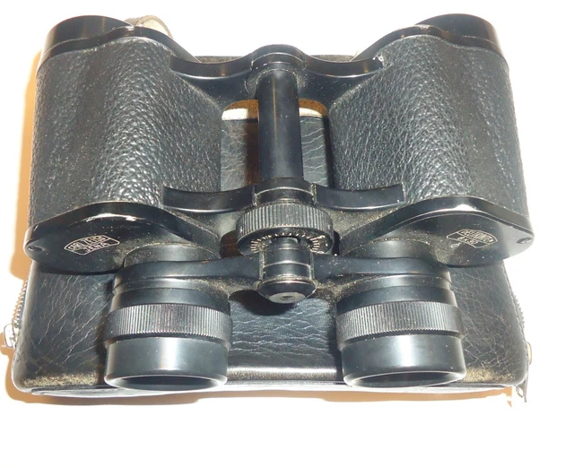 Carl Zeiss Jena Deltrintem 8x30 DDR Fernglas Feldstecher Jagdglas Q1 mit Köcher