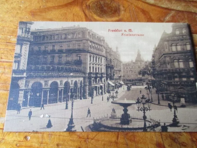 Frankfurt Am Main Friedenstrasse Postkarte Von 1907 Nach Gotha