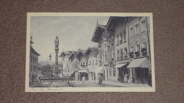 AK Bad Tölz - Marktstr. mit Marienbrunnen ungelaufen ca. 1920