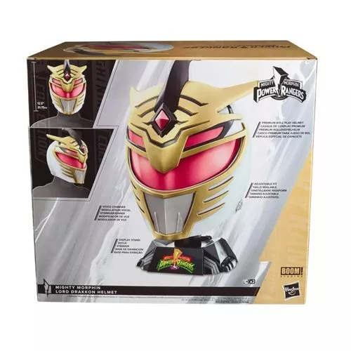 Power Rangers Lightning Collection Mighty Morphin Lord Drakkon Helmet EX Hasbro