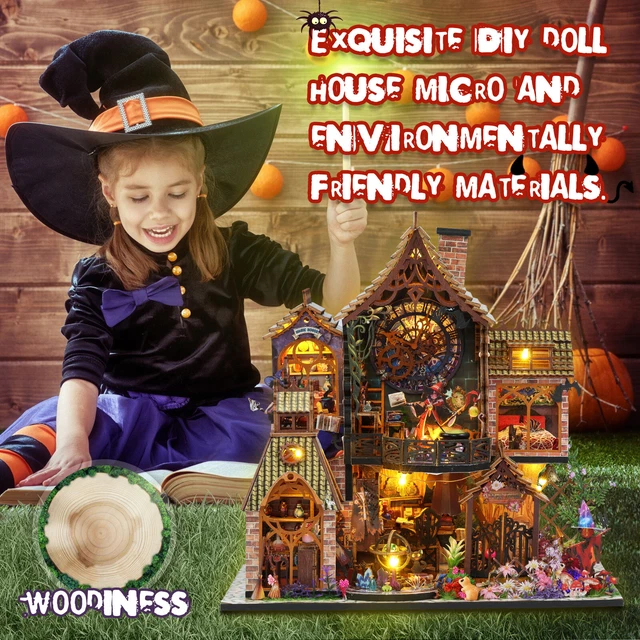 DIY MINIATURE DOLLHOUSE Kit 124 Scale 3D Wooden Dollhouse Making Kit