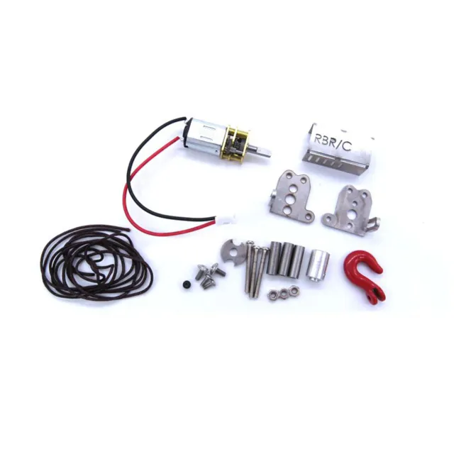 For WPL C34 C34K 1/12 1/14 MN JJRC RC Car 1:16 Metal Winch Capstan Control Wires