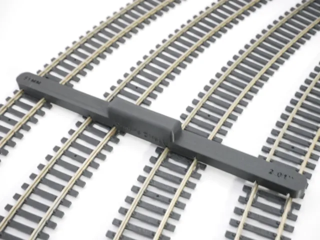 OO/HO 51mm Steam Line 4 Way Track Gauge x2 Peco 100/Hornby Compatible