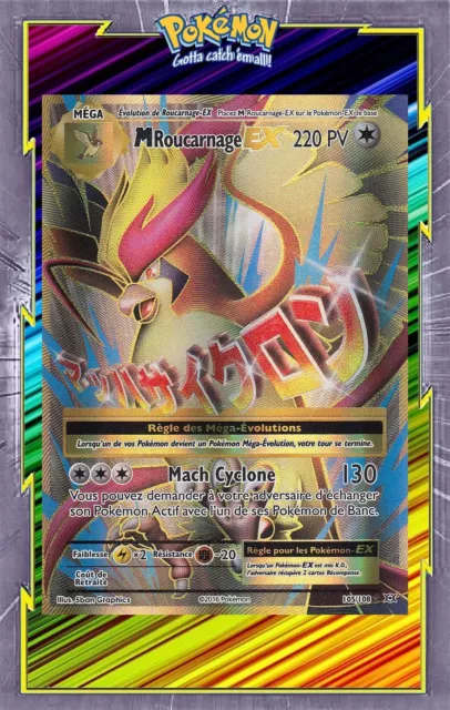 🌈M Roucarnage EX FA - XY12:Evolutions - 105/108 - Carte Pokemon Française