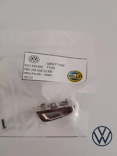 GENUINE VW MK7 Golf Polo R Chrome Chromed Key Cap Top New Screw 5G0959893F  FOD £28.56 - PicClick UK