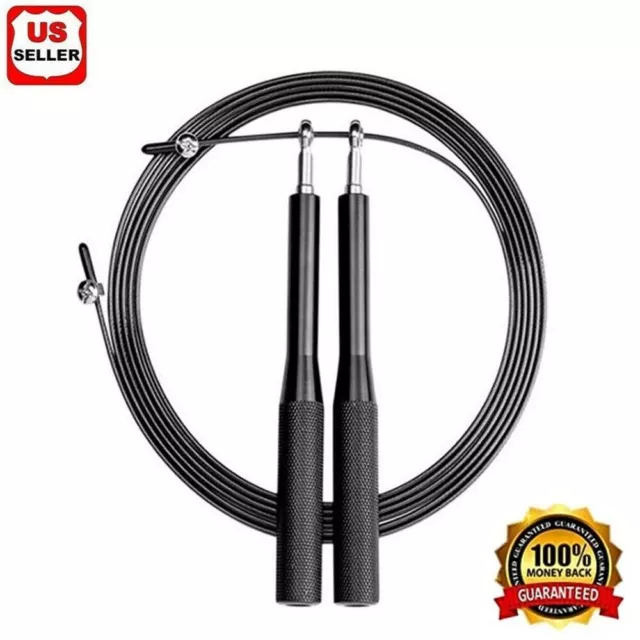 Jump Rope Gym Aerobic Exercise Boxing Skipping Adjustable Bearing Speed Fitness