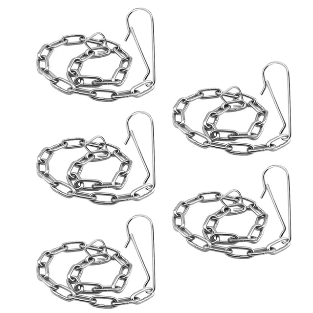 5 pz Maniglia WC flapper catene di sollevamento cravatte con cerniera
