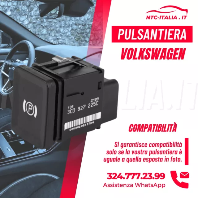 Interruttore Tasto Pulsante Freno A Mano Elettrico Vw Passat B6 Cc R36/3C