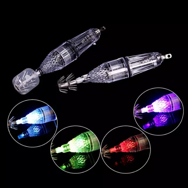 12cm LED Underwater Fishing Light Squid lamp Lures Fish Finder Lamp octopus'EL