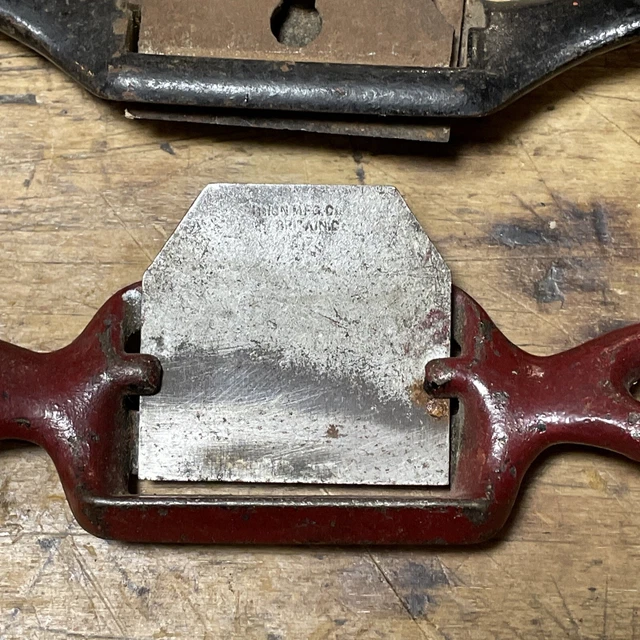 Stanley No. 51 SW Spoke Shave USA All Original Finish plus 2 shaves 2