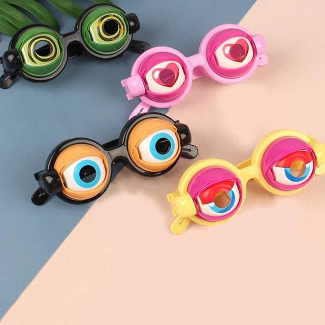 Occhiali Crazy Eyes Creativi Bambini Festa Favore Scherzi Divertenti Compleanno Gi-DB