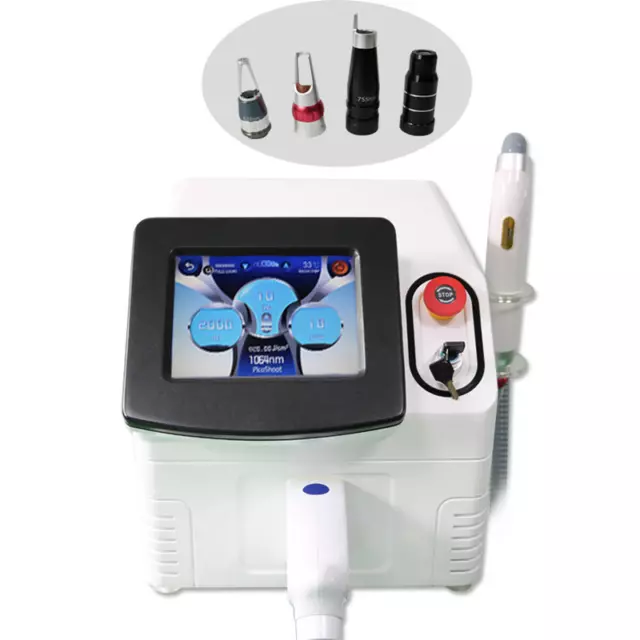Máquina facial exfoliadora de carbono con láser de belleza spa para eliminar tatuajes con láser Picosecond