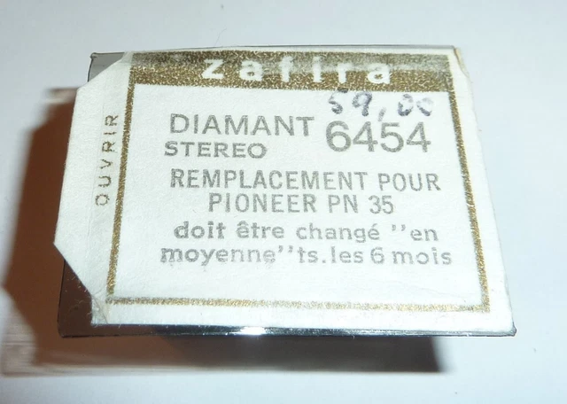 6454 Diamant Pioneer PN35 Needle stylus platine vinyle disque (z