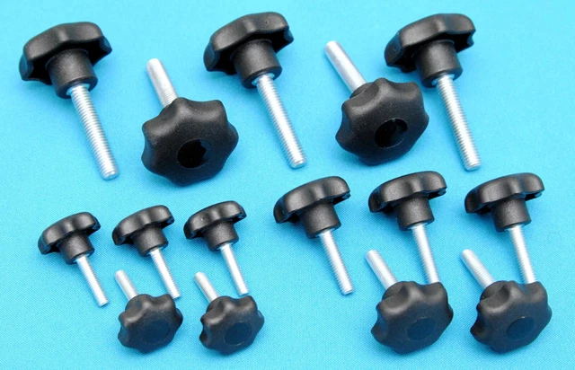 20x Molette Vis Pouce M5x10mm - Bouton De Serrage Uxcell, Visserie