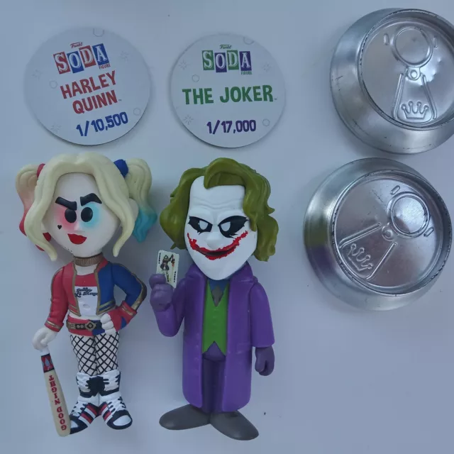 Funko Soda: Der Joker & Harley Quinn Vinyl Figur Lot | Suicide Squad Batman