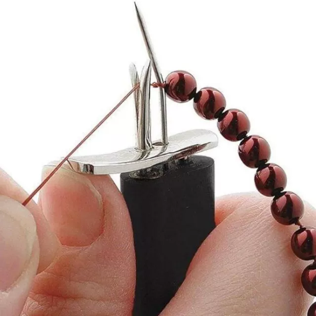 Black Bead Knotting Tool Create Secure Knot Pearl Jewelry Making Tool New