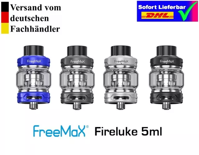 FreeMax Fireluke Solo 5,0ml Tank Verdampfer E-Zigarette DE Versand