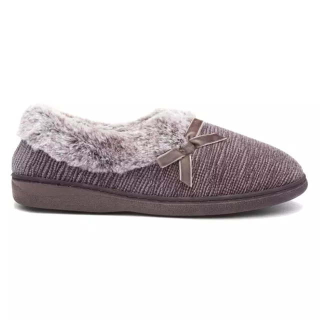 The Slipper Company Womens Slippers Purple Slip On Shoezone Size UK 3,4,5,6,7,8