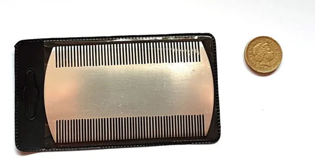 Nit Comb Metal Large 4" Double Sided Head Lice Metal Hair Nit Comb Headlice Nits 10