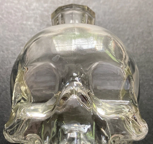 RARE 1st Edition Decagon Lipped Pourer Crystal Head Vodka Skull empty Bottle