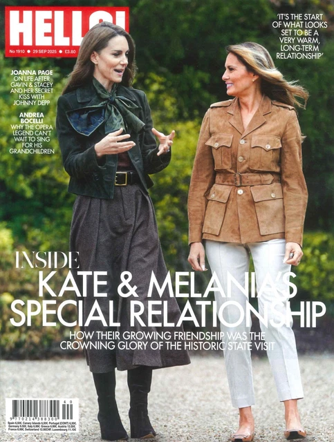 HELLO! MAGAZINE: PRINCESS Kate, Melania Trump, King Charles' Banquet ...