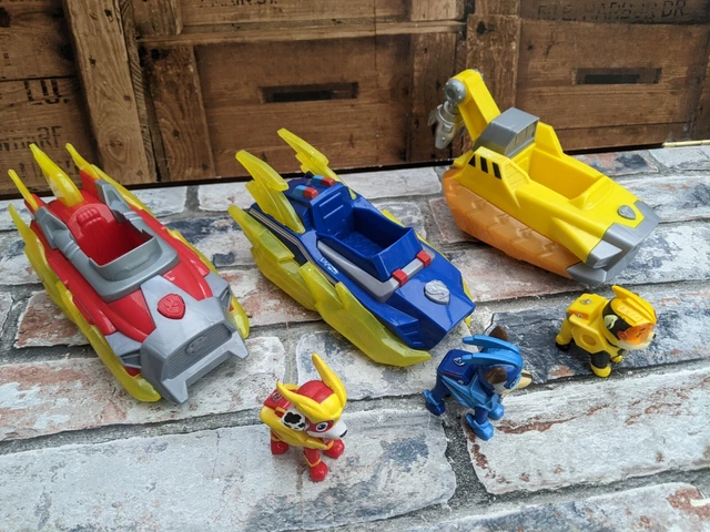 PAW PATROL MIGHTY Pups Charged up Deluxe Vehicles + Figure Marshall