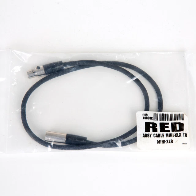 Cable asirio RED PRO Cinema RED 108002 Mini-XLR a Mini-XLR