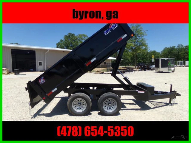 2022 Hawke Trailers 6x10 24 high side dump trailer deckover New 2022 Hawke Trailers 6x10 24 high side dump trailer deckover New