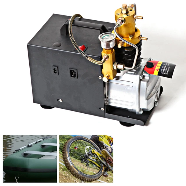 Pompa aria elettrica ad alta pressione 300 bar pcp aria 4500 PSI pompa compressore 2 stadi