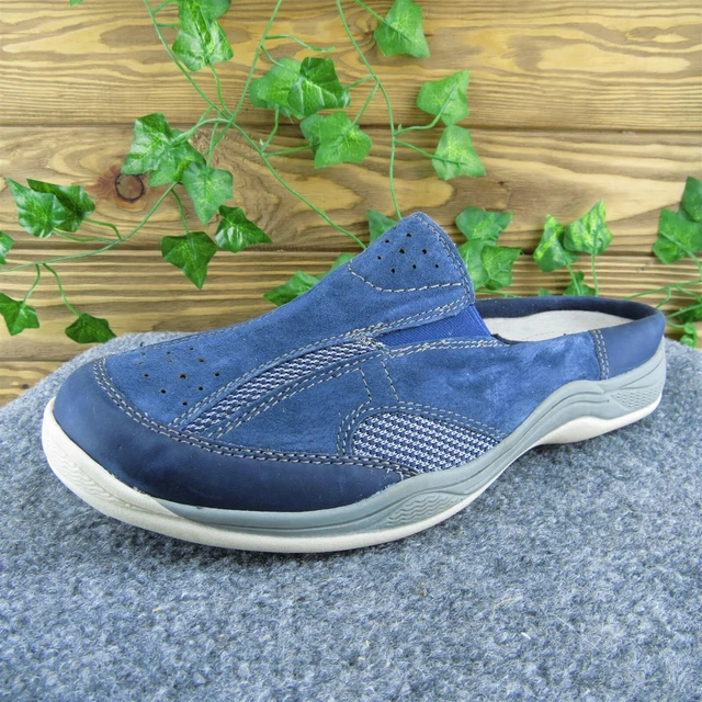 EARTH ORIGINS CLARA Cortney Women Mule Shoes Blue Leather Slip On Size 9 Medium 18.77 PicClick UK