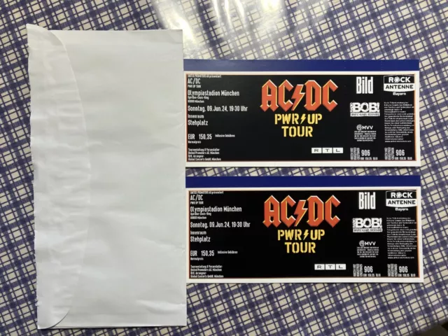 2 Tickets AC/DC PWR UP TOUR / München, 09.06.2024 / Stehplatz Innenraum