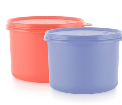 Tupperware Tupperware Contenitori  Tuttotondo Ermetici Da Frigo O Dispensa  Due Pezzi 