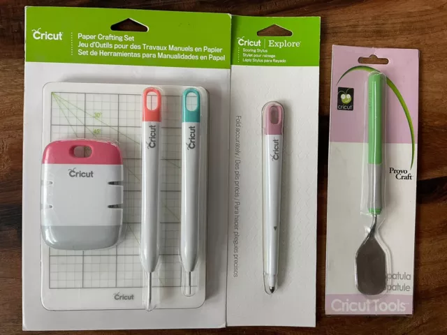 Cricut Paper Crafting Set Scoring Stylus Spatula